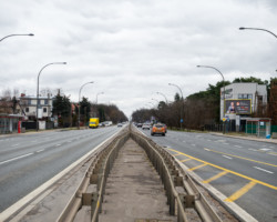 Dwupasmówka przed remontem. Ulica Czecha jest drogą prowadzącą ruch ponadlokalny oraz tranzytowy. Nawierzchnia jezdni zostanie odpowiednio wzmocniona – szczególnie z uwagi na wysokie natężenie ruchu samochodów ciężarowych oraz autobusów transportu publicznego.