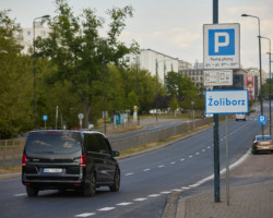 Ulica Powązkowska po remoncie nawierzchni.