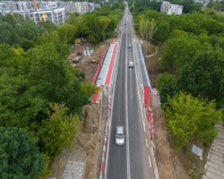 Kierowcy mogą już korzystać z całej szerokości wiaduktu na Marywilskiej