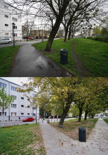 Nowa promenada spacerowa na ul. Krasińskiego.