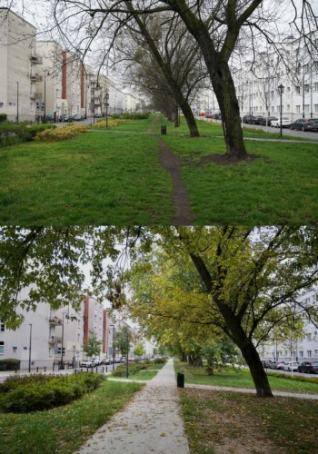 Nowa promenada spacerowa na ul. Krasińskiego.