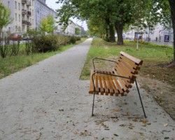 Nowa promenada spacerowa na ul. Krasińskiego.