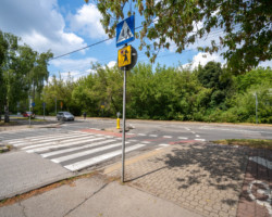 Skrzyżowanie ul. Powązkowskiej i Obrońców Tobruku, które zamieni się w rondo