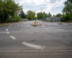 Skrzyżowanie ul. Powązkowskiej i Obrońców Tobruku, które zamieni się w rondo