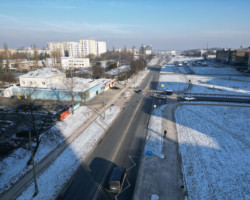 Skrzyżowanie ul. Płaskowickiej i Lanciego, które zamieni się w rondo