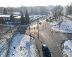 Skrzyżowanie ul. Augustówka i Zawodzie, które zamieni się w rondo