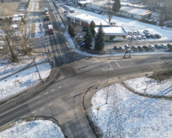 Skrzyżowanie ul. Augustówka i Zawodzie, które zamieni się w rondo