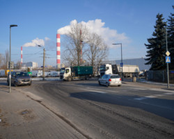 Skrzyżowanie ul. Augustówka i Zawodzie, które zamieni się w rondo