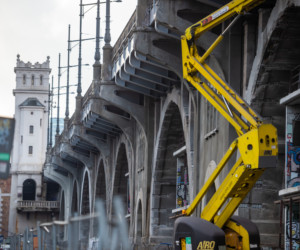 Remont wiaduktu mostu Poniatowskiego.