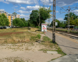 Przedept przy ulicy Wólczyńskiej.