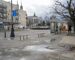 Plac przed rozpłytowaniem.