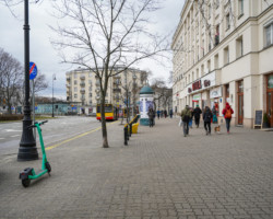 Plac przed rozpłytowaniem.