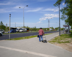 Skrzyżowanie Radzymińskiej i Bystrej po przebudowie.