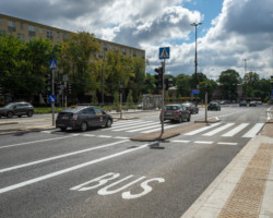 Plac Bankowy po frezowaniu.