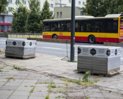 Rozpłytowanie na ul. Saskiej.