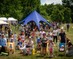 Piknik w Parku Bródnowskim w ramach finału kampanii Rowerowy Maj 2024