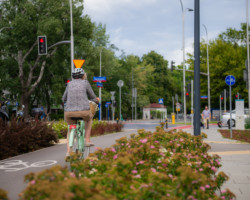 Park linearny po zakończeniu robót.