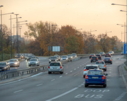 Wisłostrada po drugim etapie frezowania.