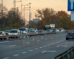 Wisłostrada po drugim etapie frezowania.