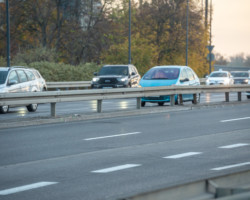 Wisłostrada po drugim etapie frezowania.