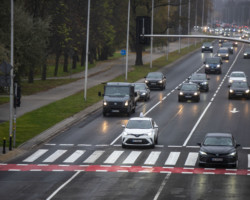 Wisłostrada po frezowaniu.