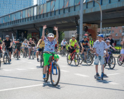 Przejazd w ramach finału kampanii Rowerowy Maj 2025